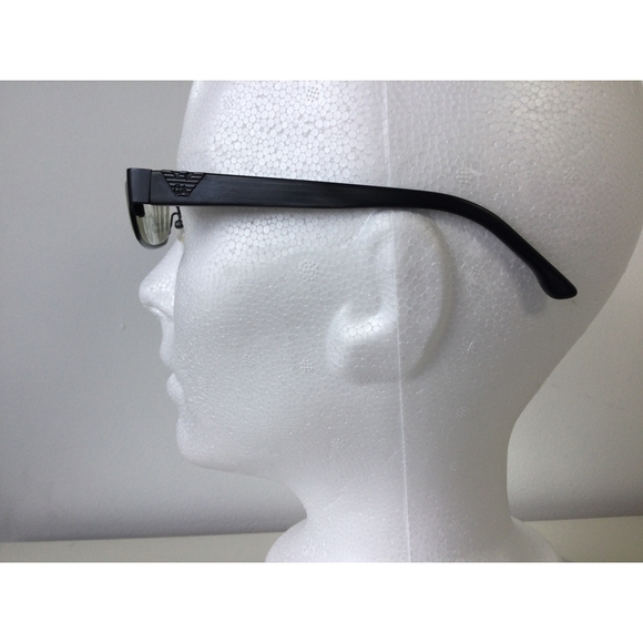 Giorgio Armani Rectangle Eyeglasses Designer Frame Black - Picture 3 of 10